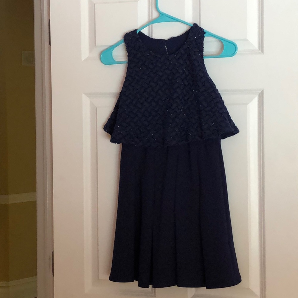 Girls Size 12 Navy Dress